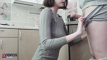 Blowjob, ass&#x1F351;, tits, cum, pantsless, kitchen sex, facial, dressed cum