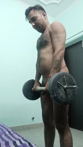 Indian desi man enjoy masterbation show with neighbour uncle and dildo vibrator