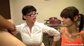 Cock Tag Teamed In The Classroom