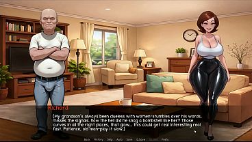 Grandpa Lesson [ TABOO Hentai Game ] Ep.1 Naughty OLD MAN is touching my FIANCE HUGE ASS !