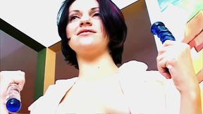 Naudia Nyce Double-stuffs Her Greedy Pussy with Two Massive Toys