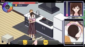 ntr aholic [hentai game pornplay] ep.1 the landlord is teasing that horny wife while she is cooking