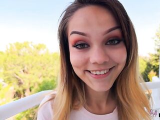 Melia Avelin Shows Off Her Natural Curves In advance of Outdoor Sex