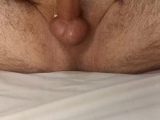 cock and ball slapping to stop cumming+prostate massage!
