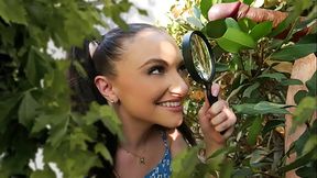 Petite Leia Discovers a Huge Surprise in the Garden