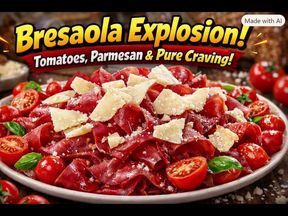 Bresaola Explosion: Tomatoes, Parmesan and Pure Craving!