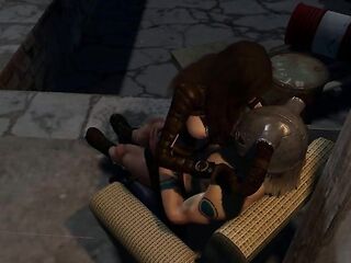 Fallout Hotty Ridingthe Dragonborn's Schlong