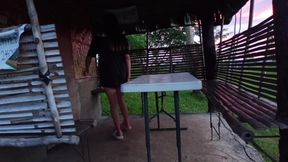 RISKY SEX ADVENTURE IN PUBLIC ABONDON HUNTED HOUSE