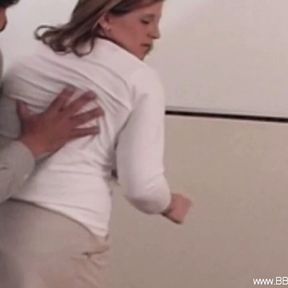 Bad Secretary Getting Spanked For Mistake at Work