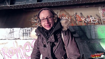 German Scout - Skinny MILF Stella-Star Seduce to Fuck and Facial by Stranger