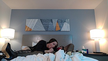 Bailey Wilde Sucks HUGE Crossdresser's Cock