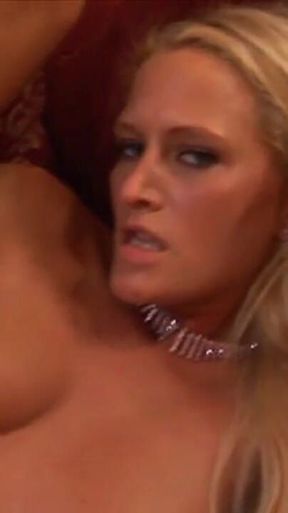Deepthroat and anal pound for blonde