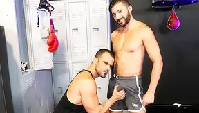 Young Cub Damien Devours Huge Hard cock in Hot Locker Room Encounter – Extra Big Dicks