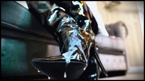 Boss Orders Boot Worship