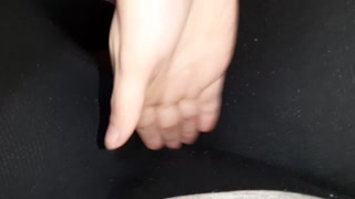 While our housekeeper is washing the dishes, we are engaged in mutual masturbation in the kitchen