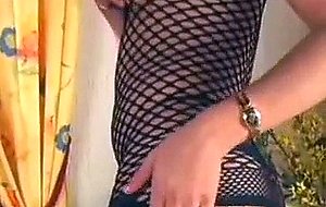 Lonely tranny girl pleases herself