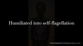 Humiliated into self-flagellation