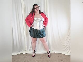 Tall BBW Tempting in Leather Try on Haul