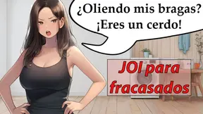 Janitor caught smelling panties in Spanish voice - Masturbating to sinfully sweet scents