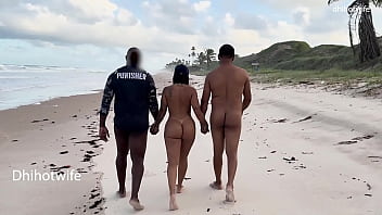 Primeiro dia na pousada naturista com o corno e dois BBC... come&ccedil_o do fds mais safado.