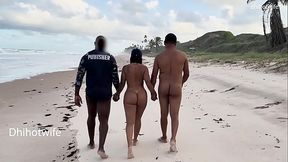 Primeiro dia na pousada naturista com o corno e dois BBC... come&ccedil_o do fds mais safado.