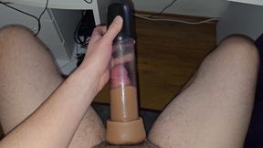 My Dick Vs Vacuum Pump - Watching It Get Bigger