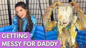 Am I Messy Enough for You, Daddy? | POV Sploshing & Dildo Play