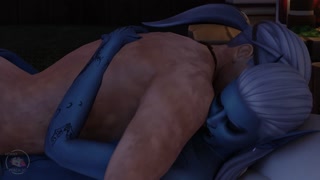 Tavern sex scene, drow and human, part 3