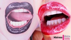 Black vs red seduction JOI