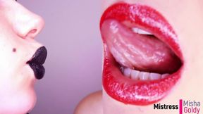 Black vs red seduction JOI