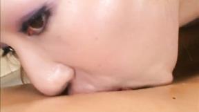 ”Shaft sucking Asian big tittied babe”