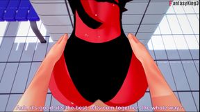 Meru the succubus Bikini doggy sex