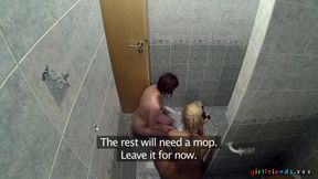 Girlfriends XXX - Two Hot Girls Finger Each Other in the Shower