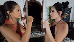 REAL FIGHT IN OIL - VOL #333 - JESSIE MEL vs ISA FOX - NEW MF APR 2026 - FULL VERSION