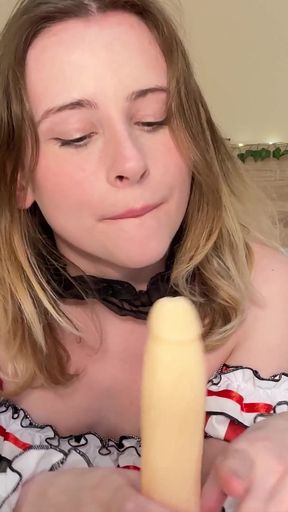 Harlequin Pixie Bed Mischief - Fabric Tease to Greedy Dildo Worship