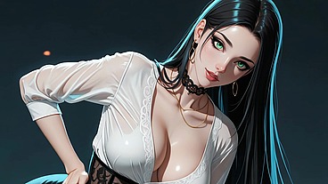 She Bends the Line You Follow (AI Video)