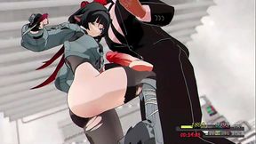 Femme Fatale Demolishes Man's Balls with Big Cock and Cum