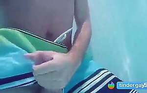 Public Pool Masturbation Caught on Tape