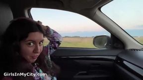 Cute hitchhiker agreed to suck and fuck0zm6h