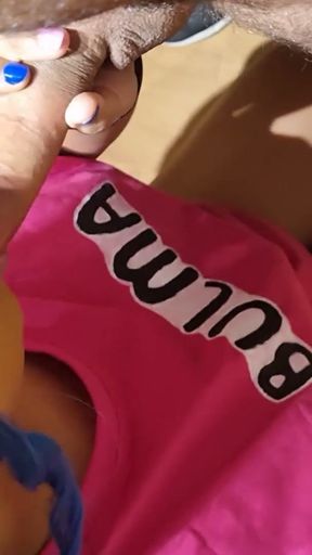 Bulma sloppy blowjob cosplay dragon ball   Clip 2