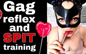 Gag and Spit Training Femdom
