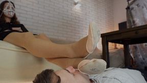 Smell Amazing Legs Of Stella In Light Pink Half Ballet Shoes - Part 2