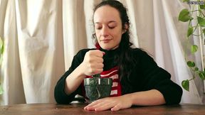 sweater girl candy cane crush asmr