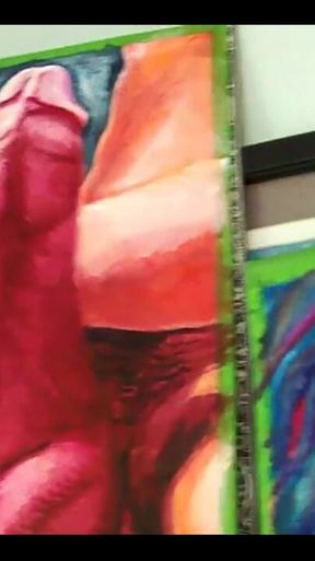 A brief naked tour through my latest paintings