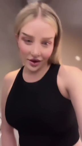 BWC Shemale Jerks and Cums Outdoors - Cadence Caliber Public Stroke Compilation   Clip 1