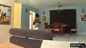 Housewife fucks neighbor&#039;s son