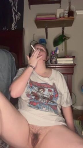 Amateur Smoking Masturbation  (full vid on OnlyFans)