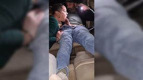 Public Parking Pleasure: Wife Takes on Random Stranger