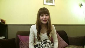 Asian babe with hairy pussy creams from vibrations