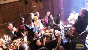 When Lord Macbeth hosts a lusty gathering with plump maids